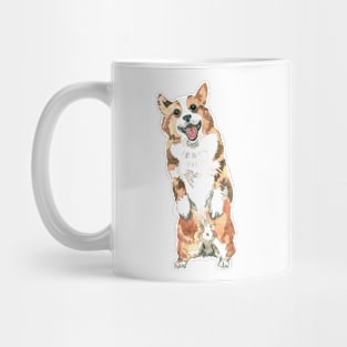 Cute Watercolor Corgi Dog Puppy Pattern Mug